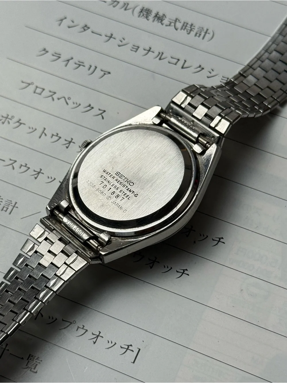 Vintage 1977 Seiko Type II 4336-8060 Men’s Watch - Very Good Condition